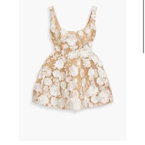 Bronx and Banco Jasmine mini  Dress - Beige and White Floral